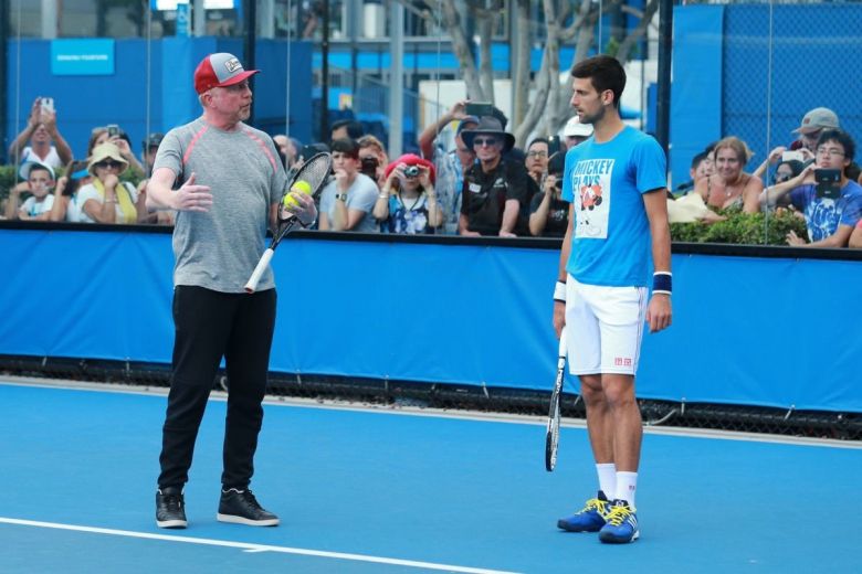 Boris Becker és Novak Djokovic 001