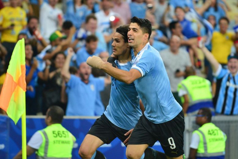 Edinson Cavani és Luis Suarez - Uruguay