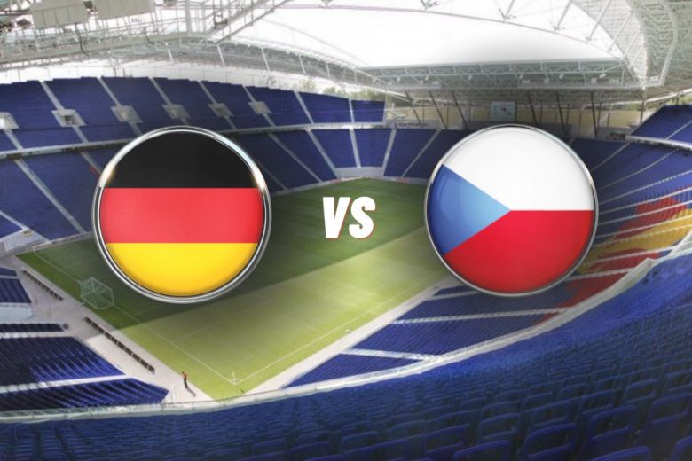 Németország - Csehország mérkőzés V2