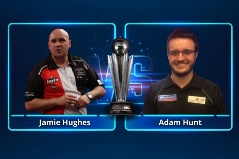 Jamie Hughes vs Adam Hunt 2 round, PDC VB darts