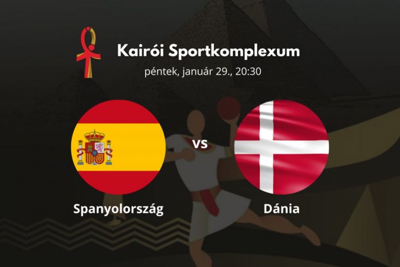 Spanyolország vs Dánia Férfi kézilabda VB