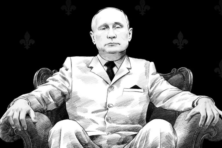 Vlagyimir Putyin széles