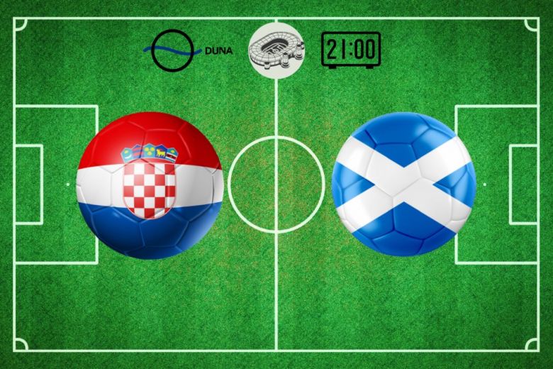 Horvátország vs Skócia Foci EB2020 Duna Tv
