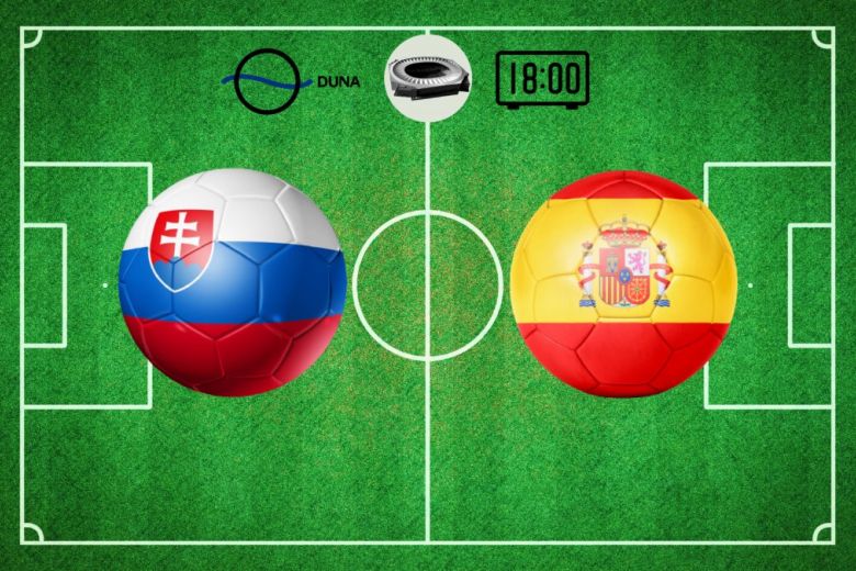 Szlovákia vs Spanyolország  Foci EB2020 Duna TV