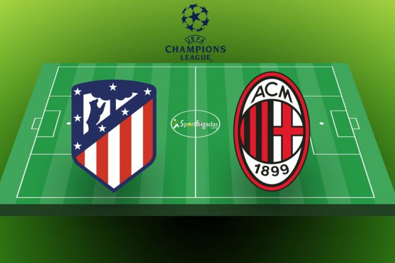 Atletico Madrid vs AC Milan UEFA Bajnokok Ligája 