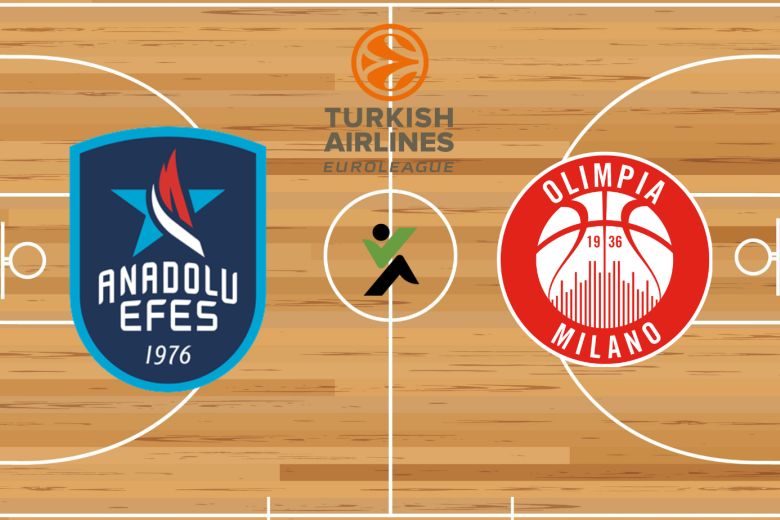 Anadolu Efes vs Milano Euroliga kosárlabda
