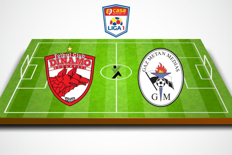 Dinamo Bucureşti vs Gaz Metan Mediaş  Románia - Liga I 01