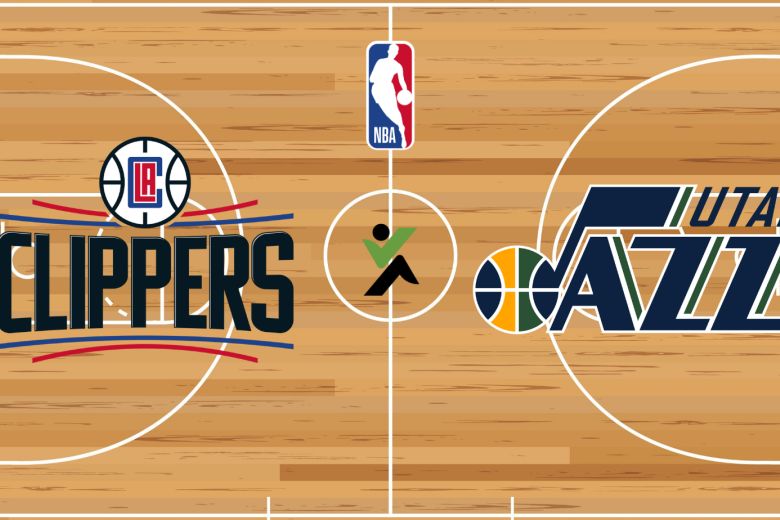 Los Angeles Clippers  vs Utah Jazz NBA kosárlabda