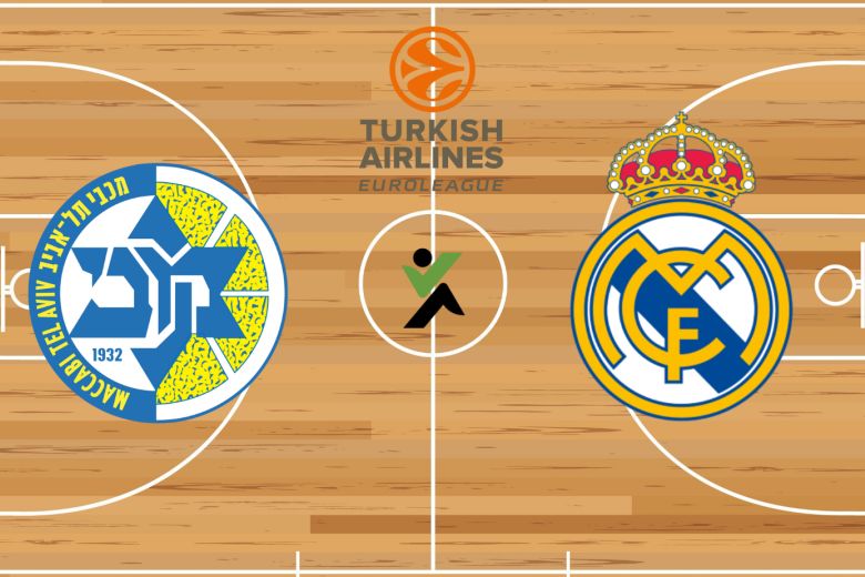 Maccabi Tel Aviv vs Real Madrid Euroliga kosárlabda