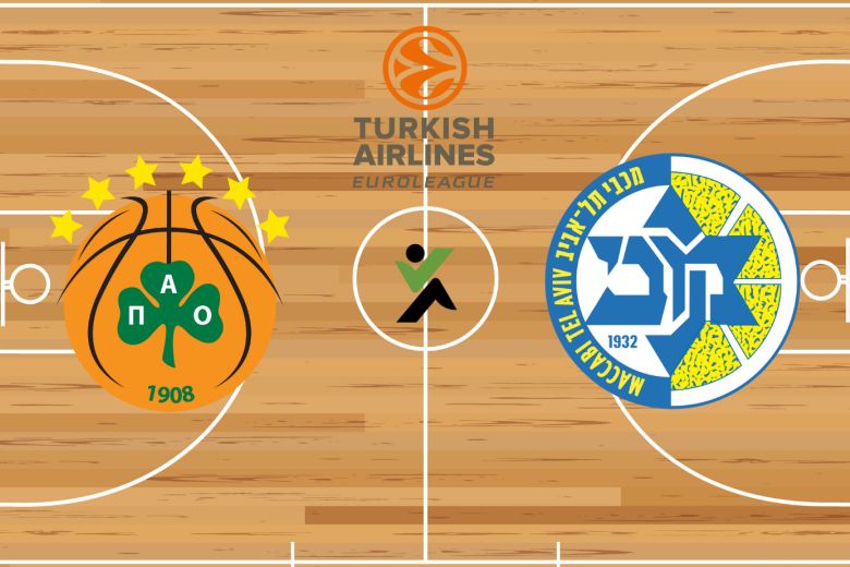 Panathinaikosz  vs Maccabi Tel Aviv Euroliga kosárlabda