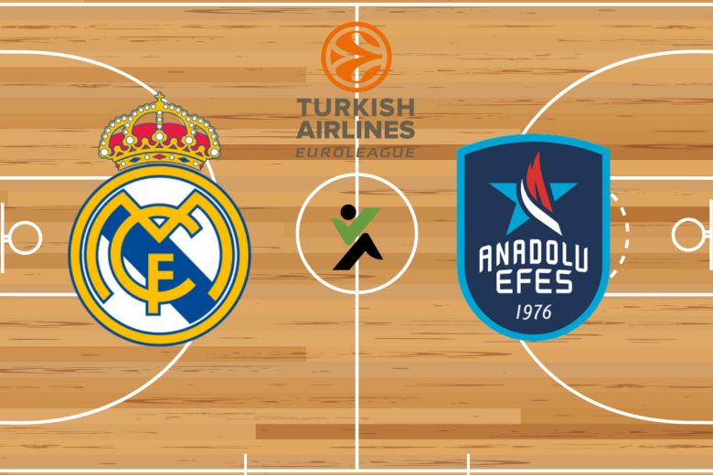 Real Madrid vs  Anadolu Efes Euroliga kosárlabda