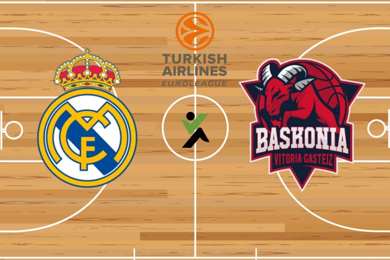 Real Madrid vs Baskonia Euroliga kosárlabda