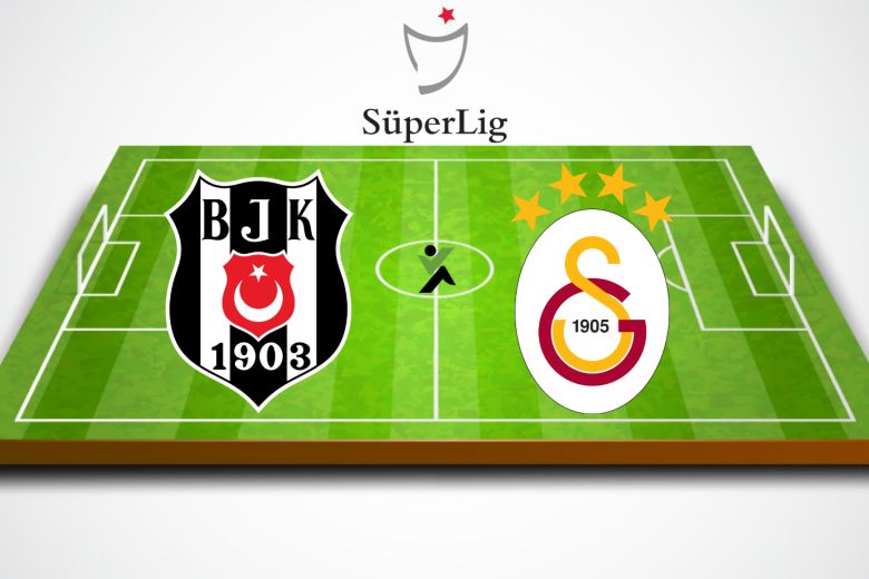 Besiktas vs Galatasaray Törökország Super Lig