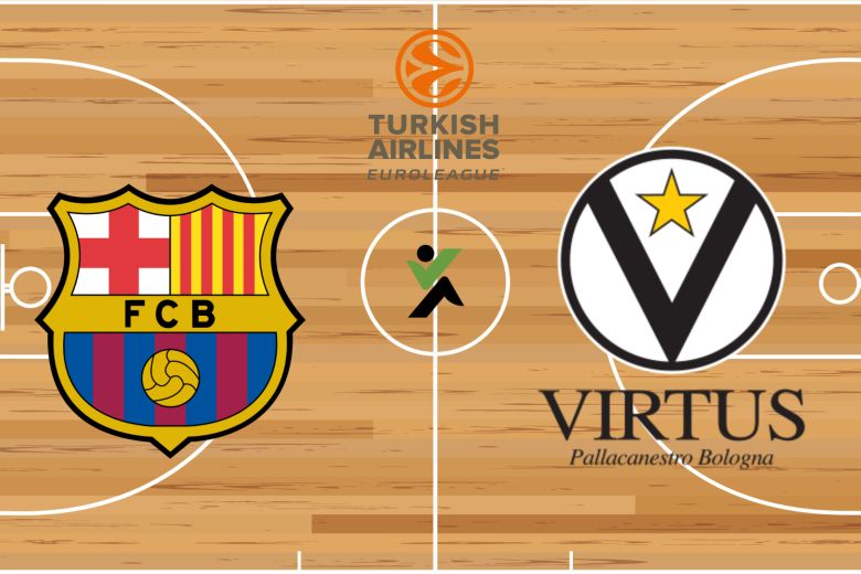 Barcelona vs Virtus Bologna Euroliga kosárlabda