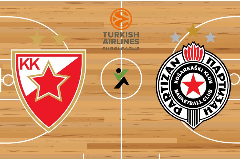 Crvena zvezda vs Partizan  Euroliga kosárlabda