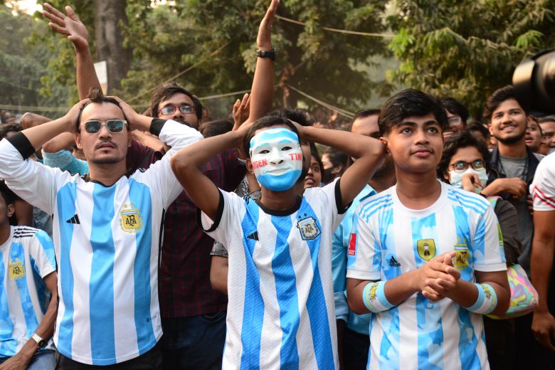 Argentin szurkolók a foci-vb alatt