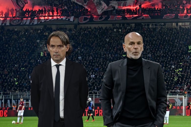 Milan vs Inter Simone Inzaghi és Stefano Pioli (1367092031,2307972625,2263640047)