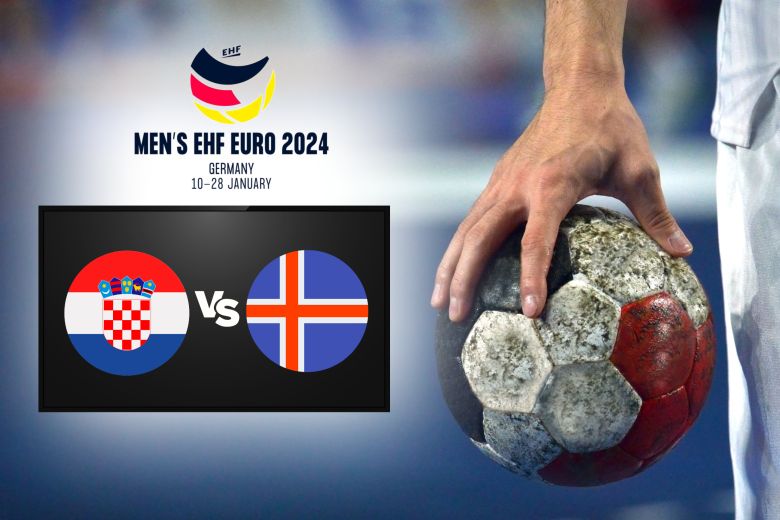Horvátország vs Izland kézi Eb, EHF Euro 2024