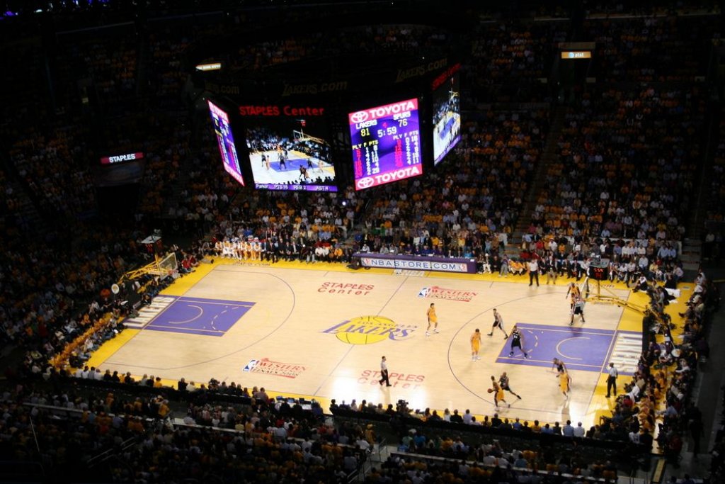 basketball-StaplesCenter-031 Staples Center (Los Angeles Lakers). Fotó: Tiffany Chan/Shutterstock.com