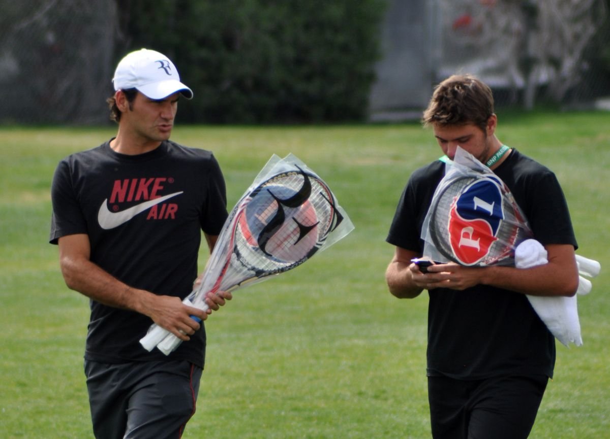 Roger Federer és Stanislas Wawrinka Roger Federer és Stanislas Wawrinka (Fotó: Brenda Linskey / Shutterstock.com)