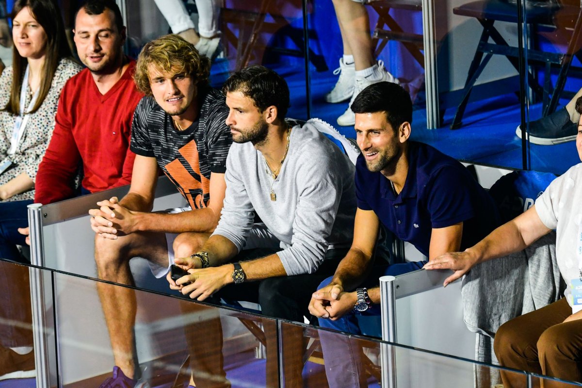 Adria Tour 001 Alexander Zverev, Grigor Dimitrov és Novak Djokovic (Fotó: Fotosr52/Shutterstock)