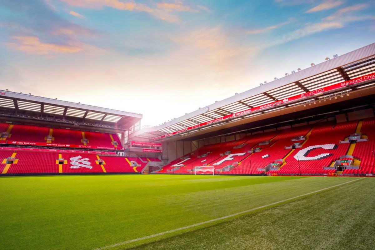 Anfield Stadium 001 Anfield Stadium, Liverpool (Fotó: cowardlion/Shutterstock)