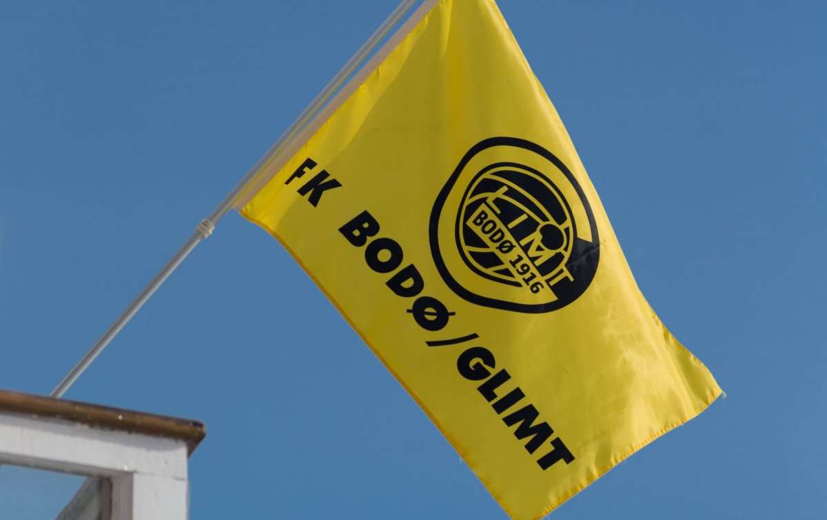 Bodo Glimt címere 001 Bodo/Glimt csapatának címere (Fotó: Anders Haukland / Shutterstock.com)