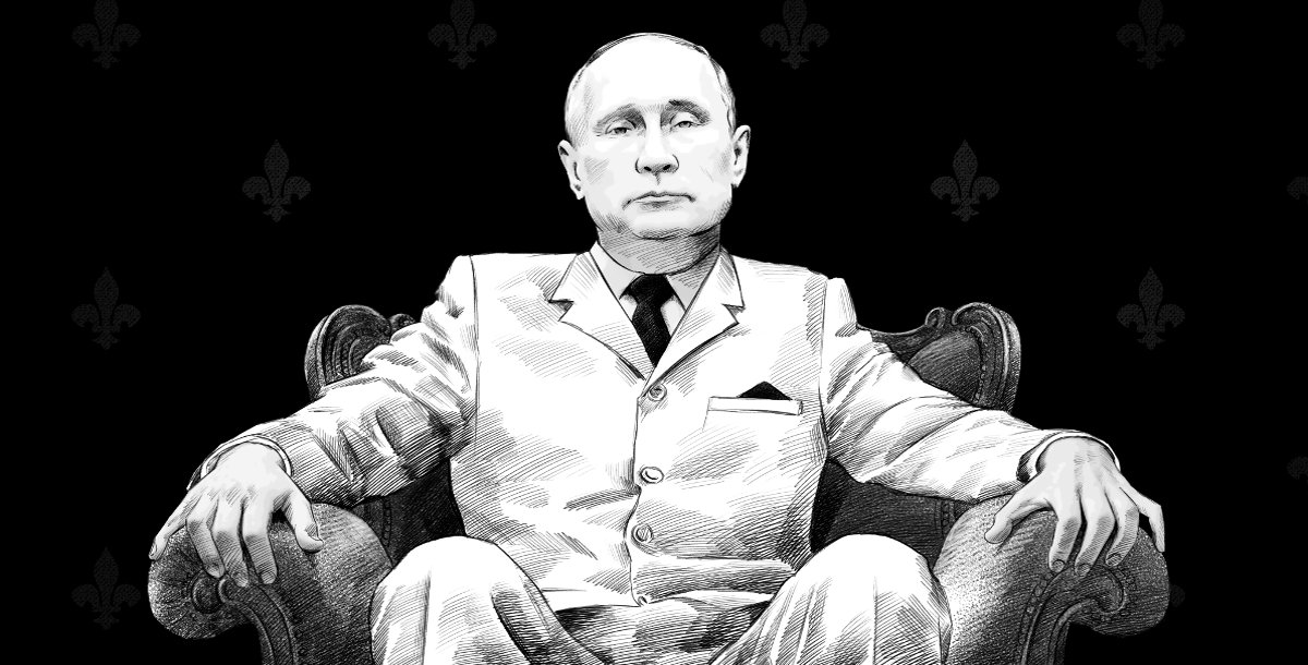 Vlagyimir Putyin széles Fotó: Fotó: TPYXA_ILLUSTRATION / Shutterstock.com