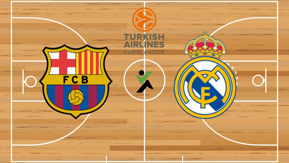 Barcelona vs Real Madrid Euroliga kosárlabda 