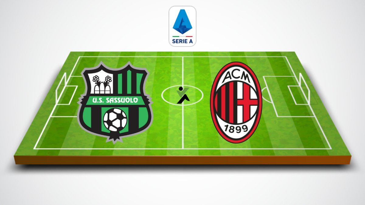 Sassuolo vs AC Milan Serie A 