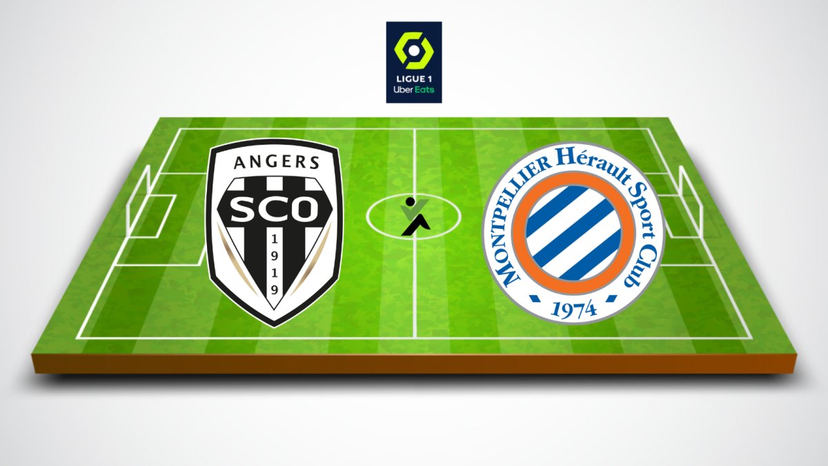 Angers vs Montpellier  Ligue 1  