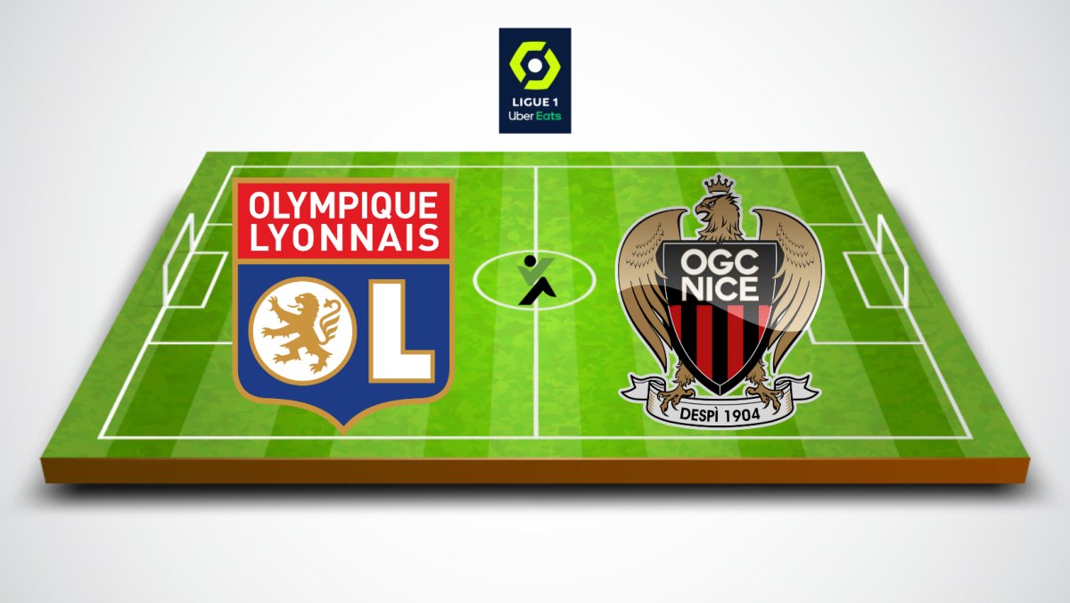 Lyon vs Nice Ligue 1  