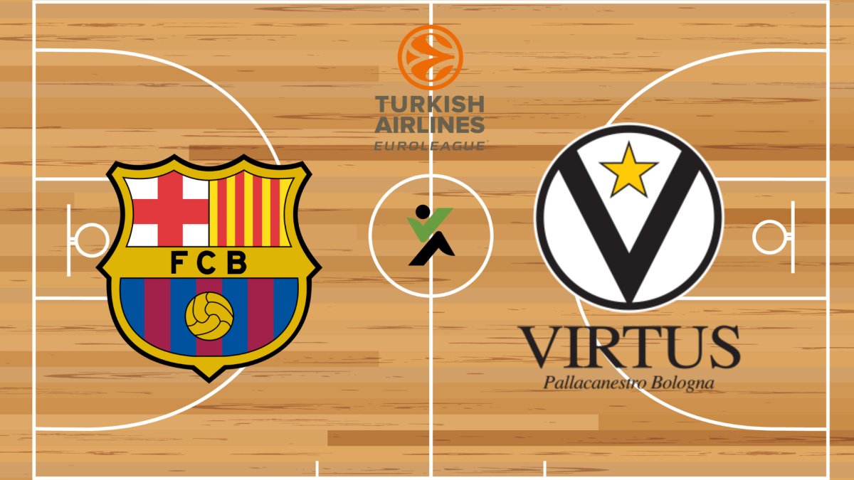 Barcelona vs Virtus Bologna Euroliga kosárlabda 
