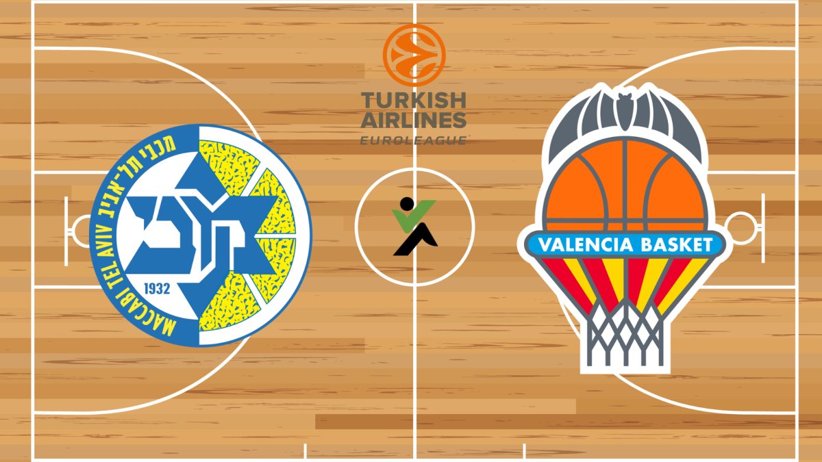 Maccabi Tel Aviv vs Valencia Euroliga kosárlabda 