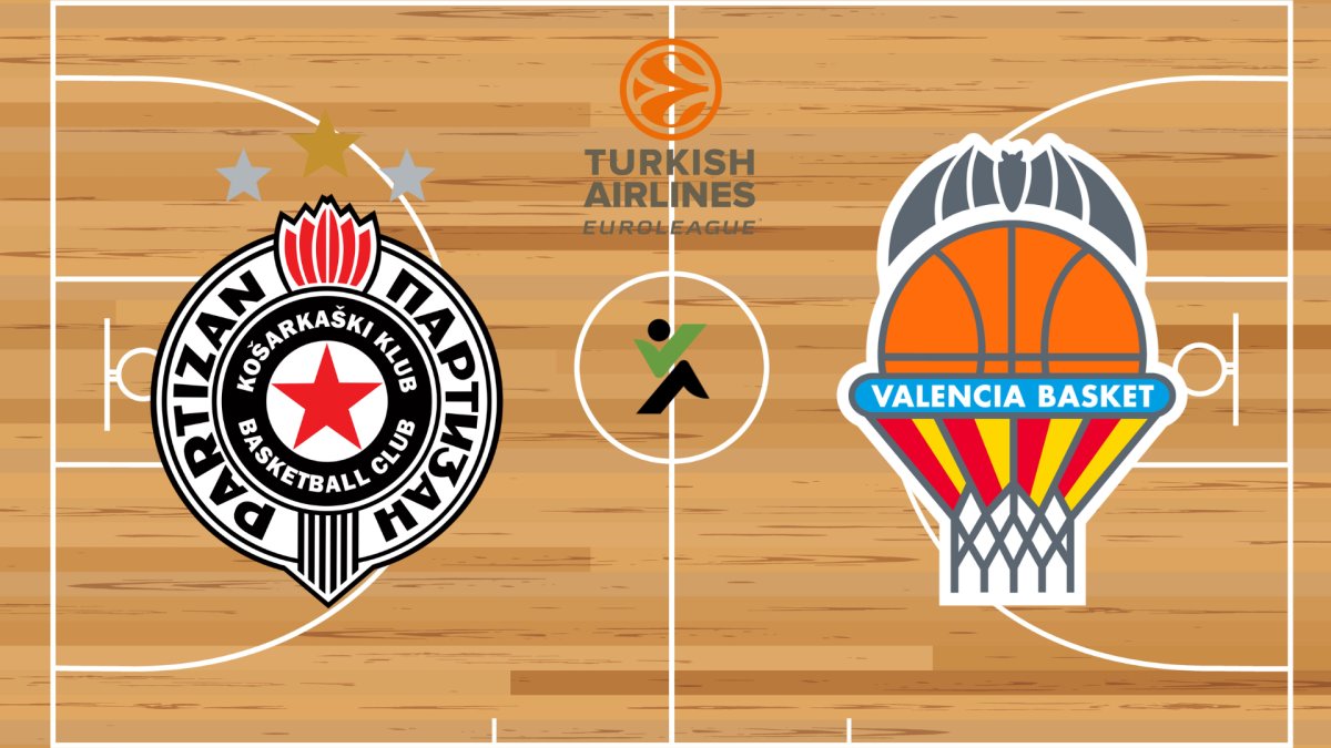 Partizan vs Valencia Euroliga kosárlabda 