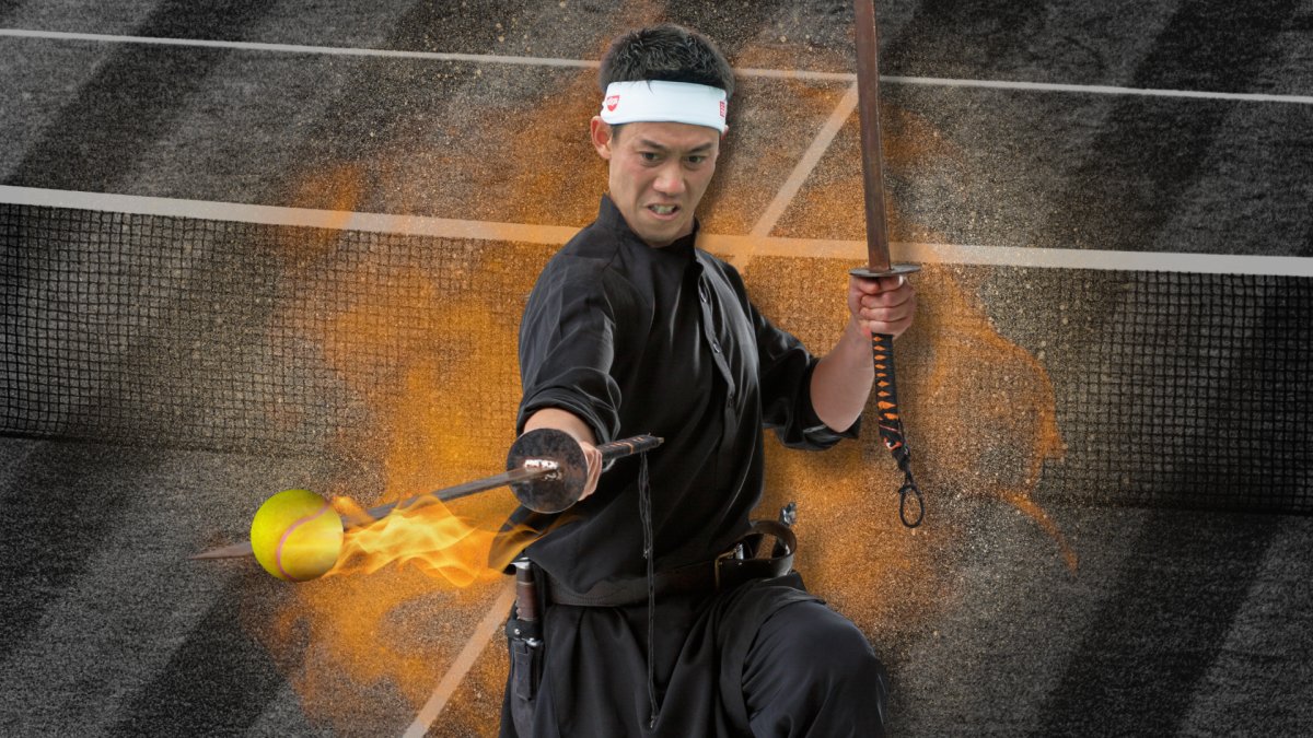 Kei Nishikori ninja (771633424,1150568162) Fotó: Alfa Photostudio/Shutterstock, Rena Schild/Shutterstock